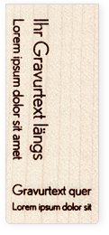 Individueller Text Holz USB-Stick Beispiel Vorlage Mitbringsel schlichte Gravur persönliches Geschenk kreativ